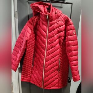 Michael Kors Red Quilted Jacket
